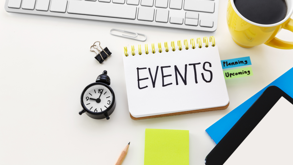 Calendario eventi su scrivania