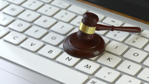 Martelletto da asta su tastiera