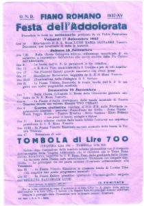 Foto storiche anni 10′ 20′ e 30′ e fine 1800