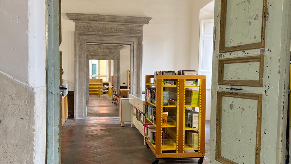 sala delle biblioteca comunale
