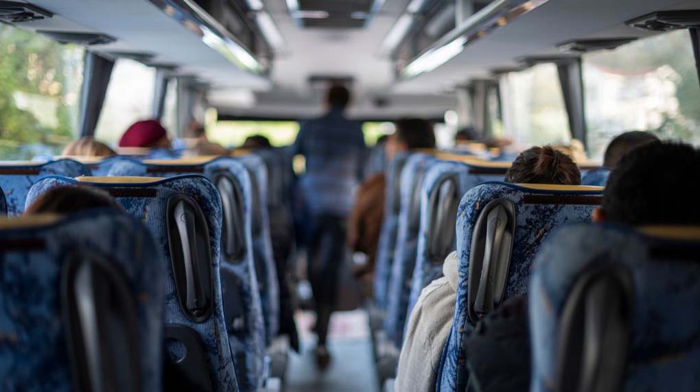 interno di un autobus