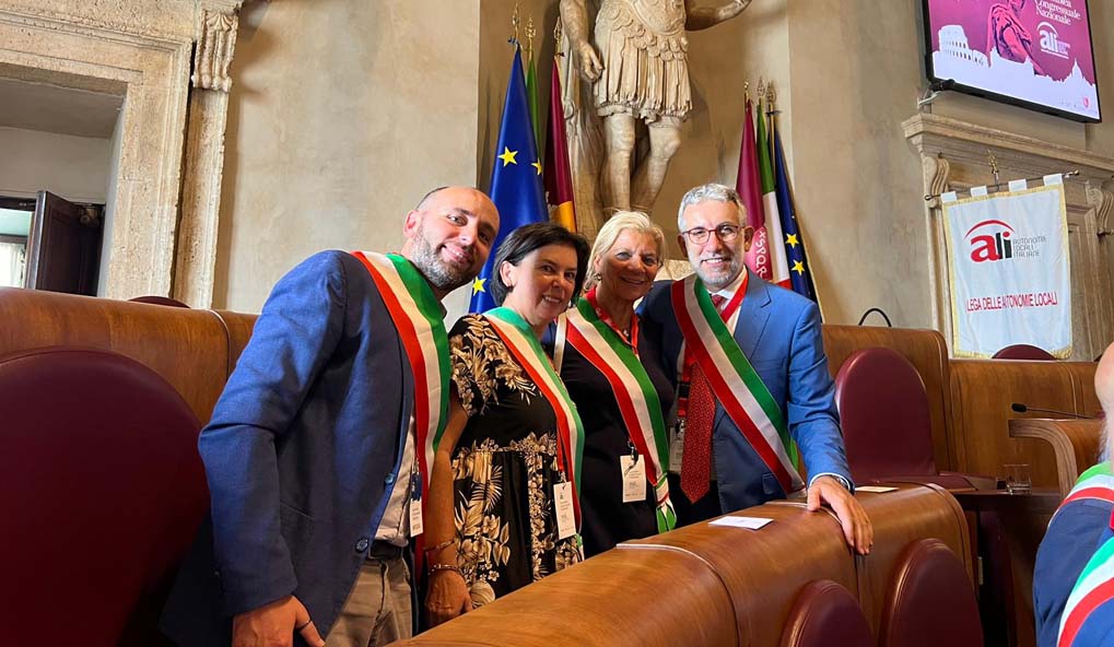 il sindaco di fiano romano al congresso ALI