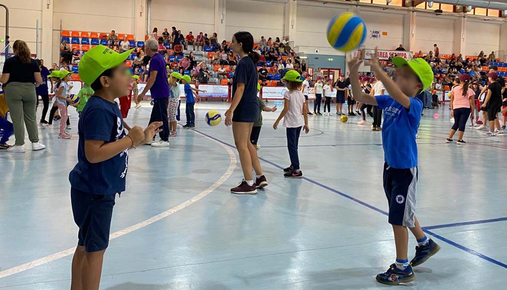 palazzeto dello sport nella giornata di sport e go